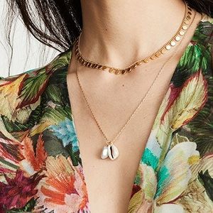 🐚SHELL CHARM LAYER NECKLACE✨